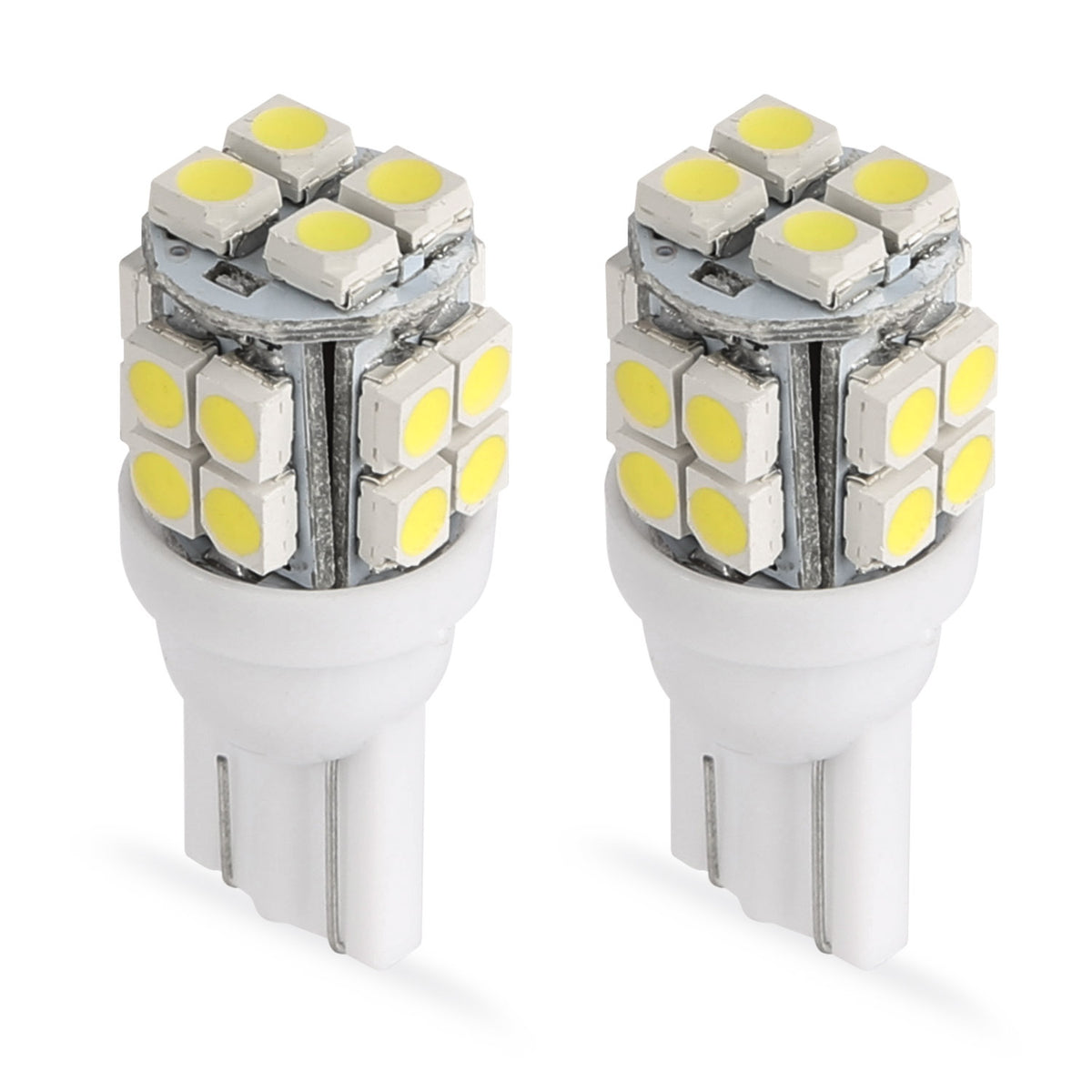 10Pcs 12V T10 LED Ampoule Wedge Base Intérieur Dome Carte Lumières LED Plaque de licence Trunk S