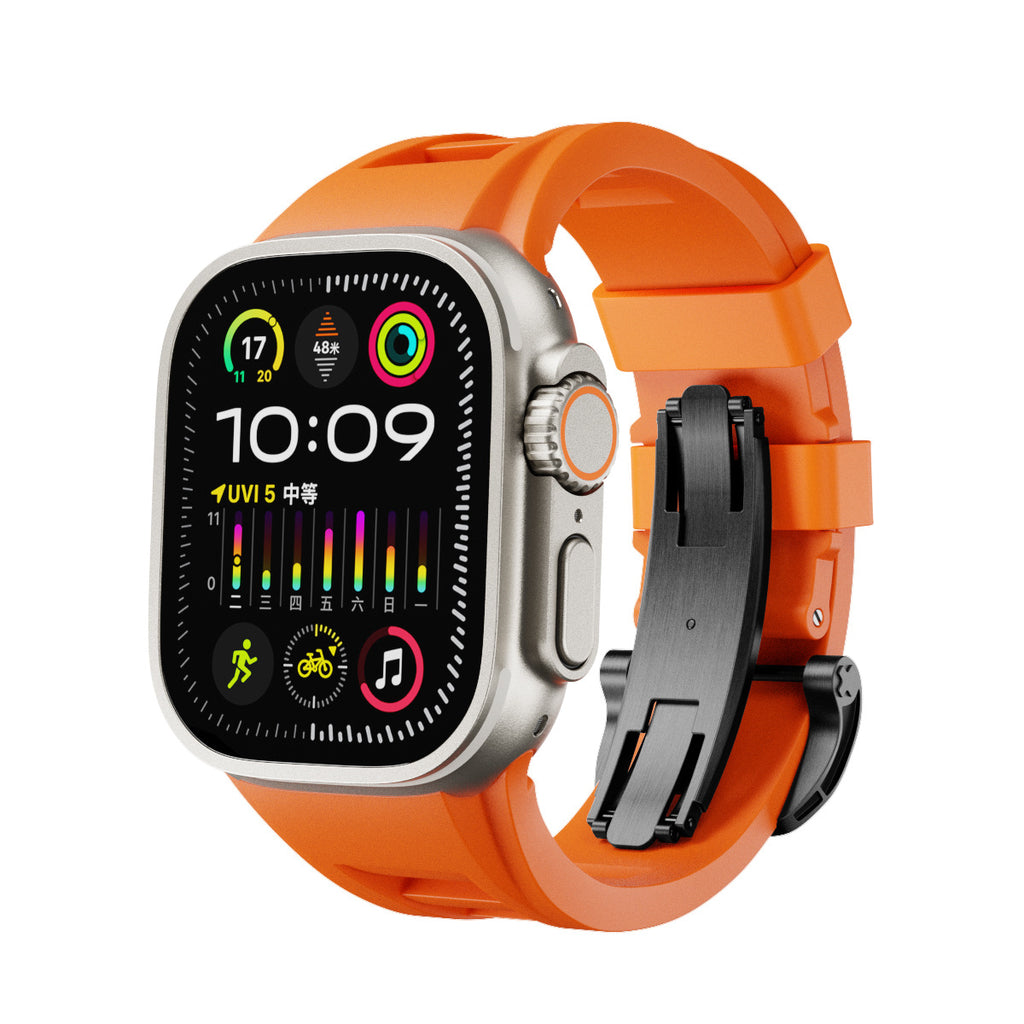 Montre Bracelet en silicone liquide S9 épingle boucle ultra pliante