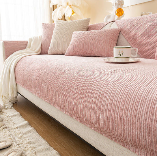 Chenille Canapé Coussin Quatre Saisons Universal Moderne Simple Non-dérapant
