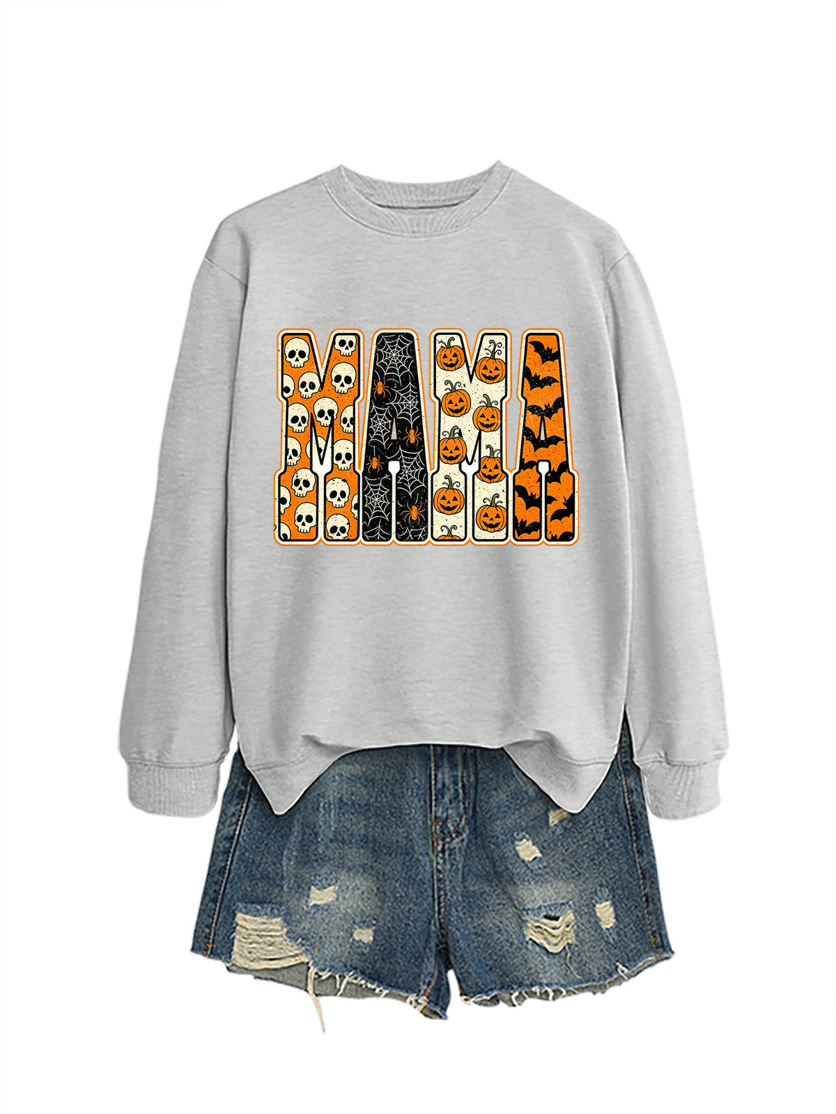 Hoodie d'Halloween pour femmes avec araignée de crâne et Jack-o-lantern Designs
