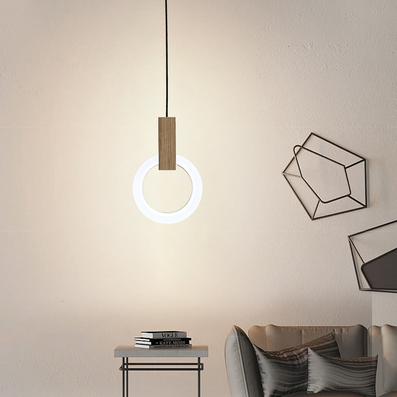 Lumière personnalisée de pendentif à tête unique pour la chambre principale