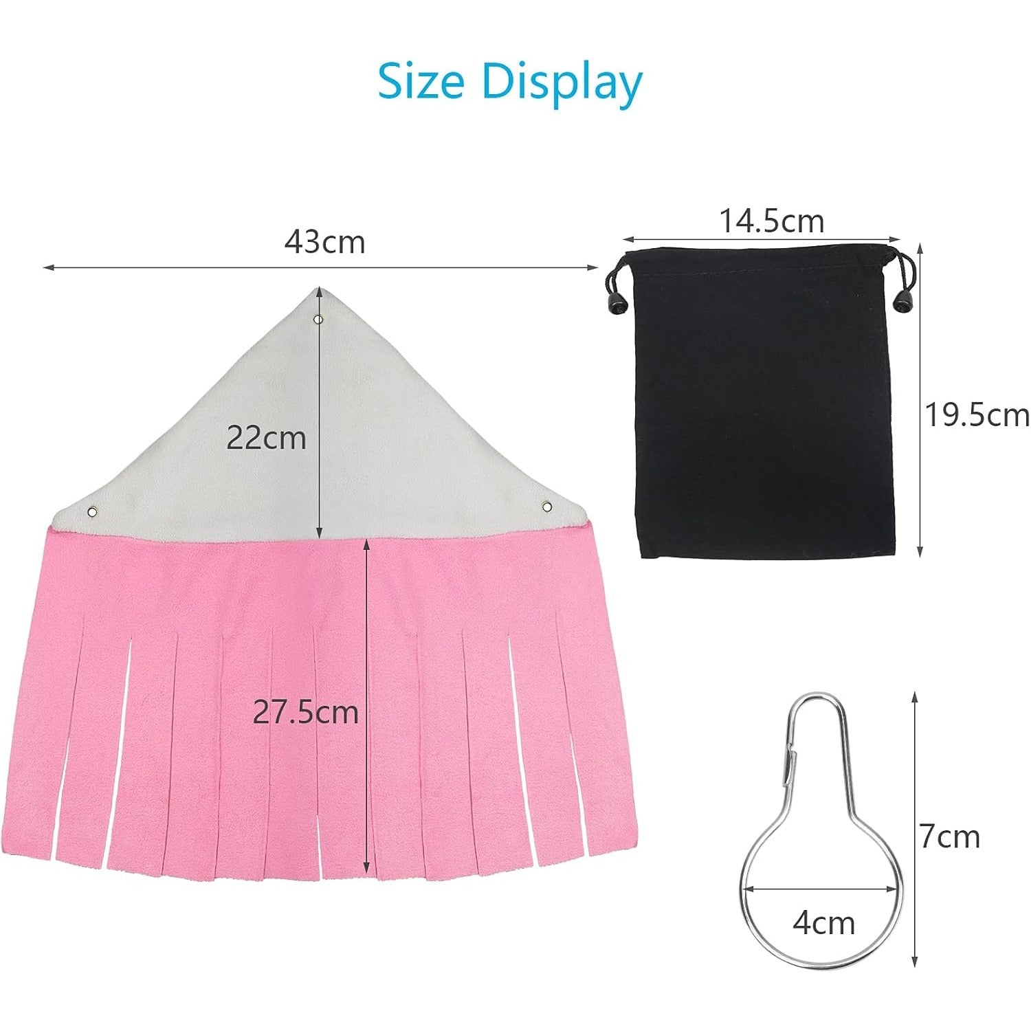 Hamac pour animaux de compagnie, Tente Rodente, Lit hamster, Petit lit animal, Sac de couchage pour rat, Lit Ferret, Gui