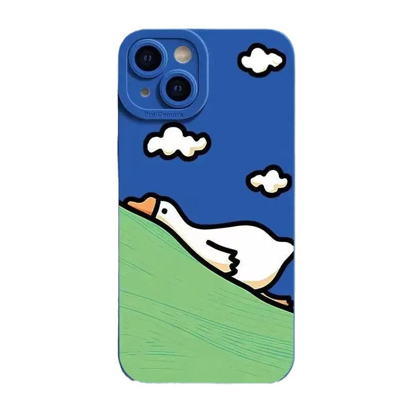 Creative Cartoon Duck Silicone Phone Case