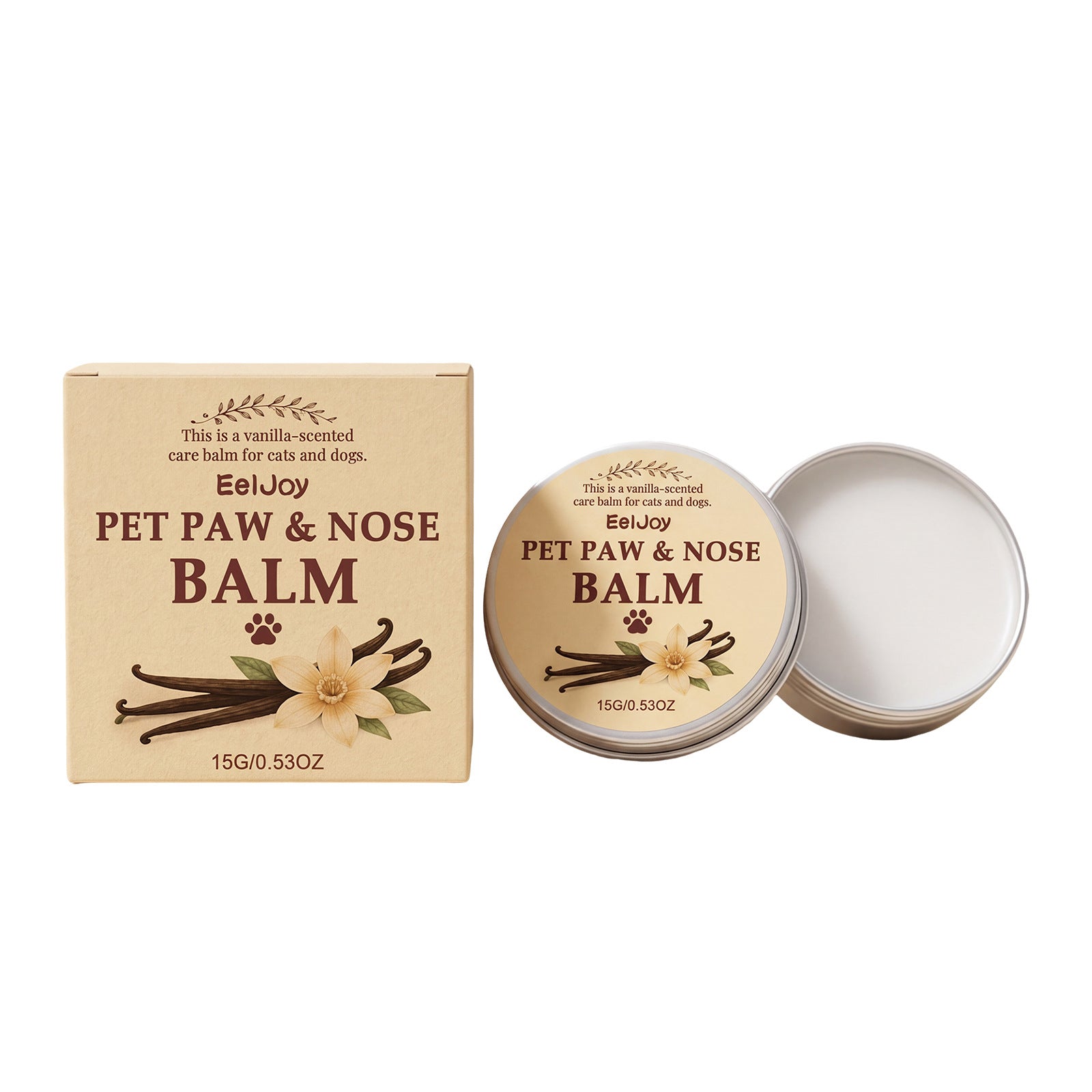 Eeljoy Pet Paw and Nez Care Baume a une texture fine et lisse