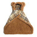 En peluche Cape Retro Maillard-style se vêtir comme un enveloppement ou le draper sur vous