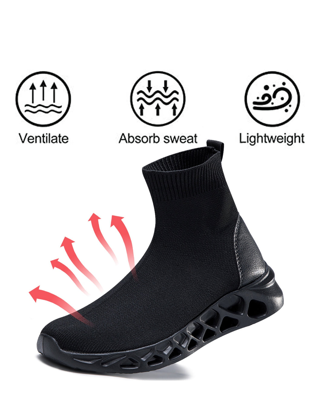 Chaussettes extensibles haut de gamme Chaussettes en cheville Chaussures respirantes