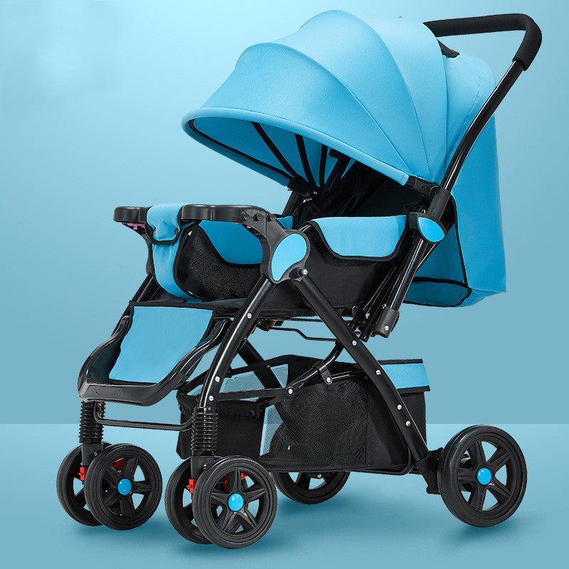 Les poussettes pour bébés sont légères et faciles à plier