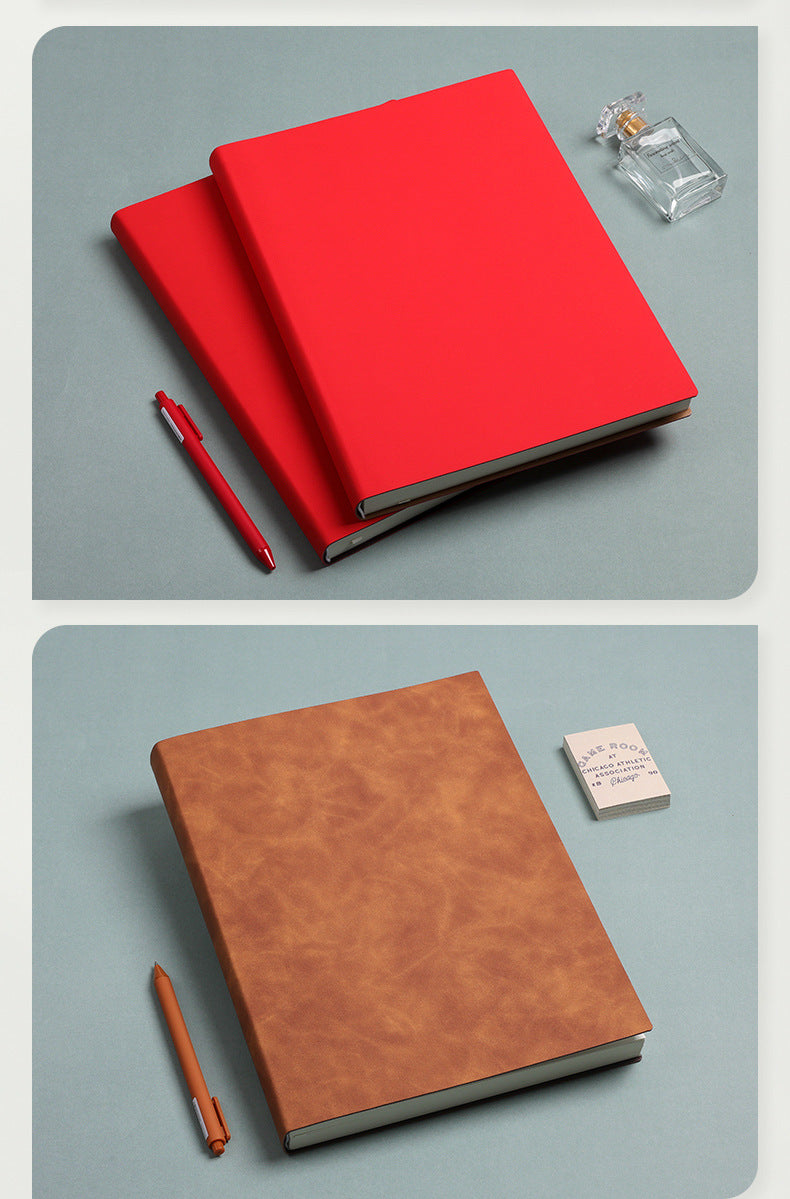 Carnet de notes épaissi Carton en cuir souple