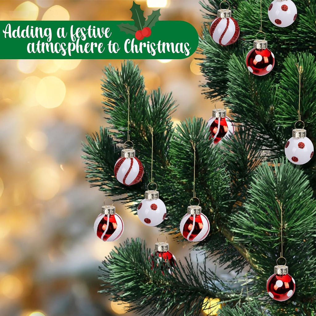 Ornements de boules de Noël 24 unités