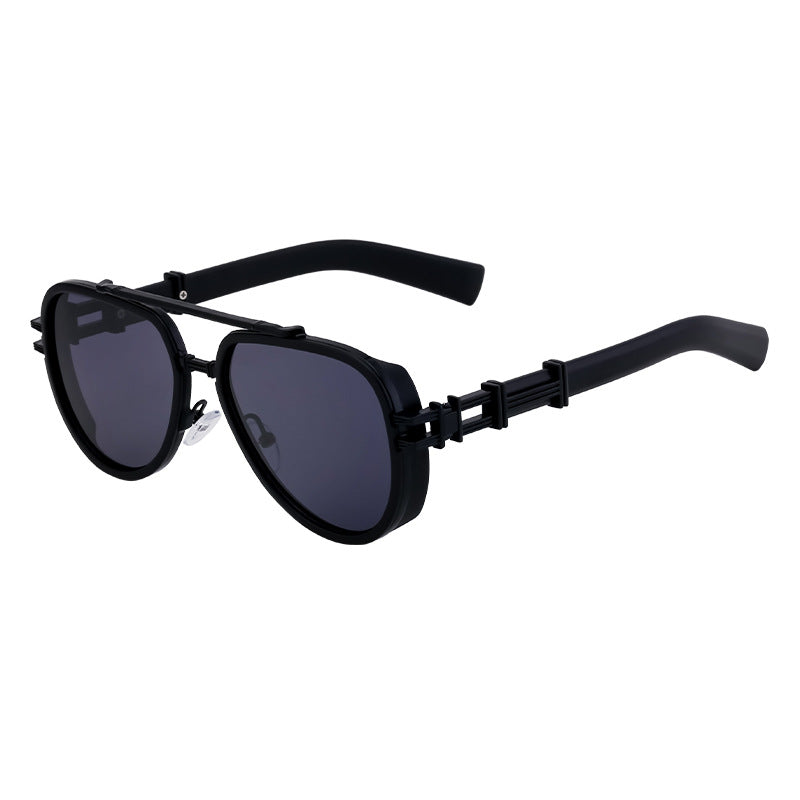 Lunettes de soleil européennes et américaines de style punk haut de gamme pour hommes