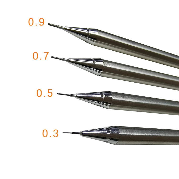 Fournitures d'écriture de l'école de crayon automatique en métal