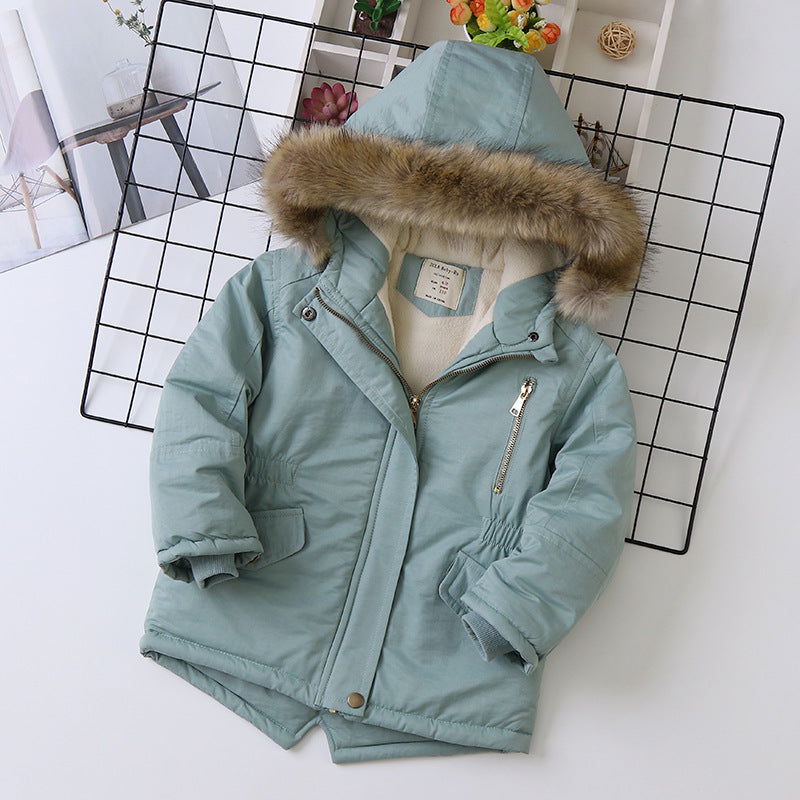 Veste rembourrée en coton, doublée de polaire