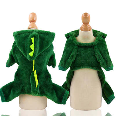 Year Dog Cat Clothes Accessoires Animaux de compagnie Automne Hiver Vêtements rembourrés en coton à quatre pattes