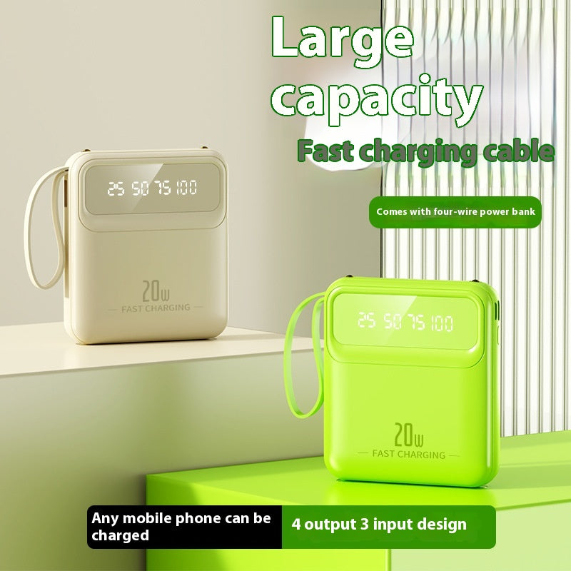 Mini petite grande capacité avec 4 lignes Power Bank