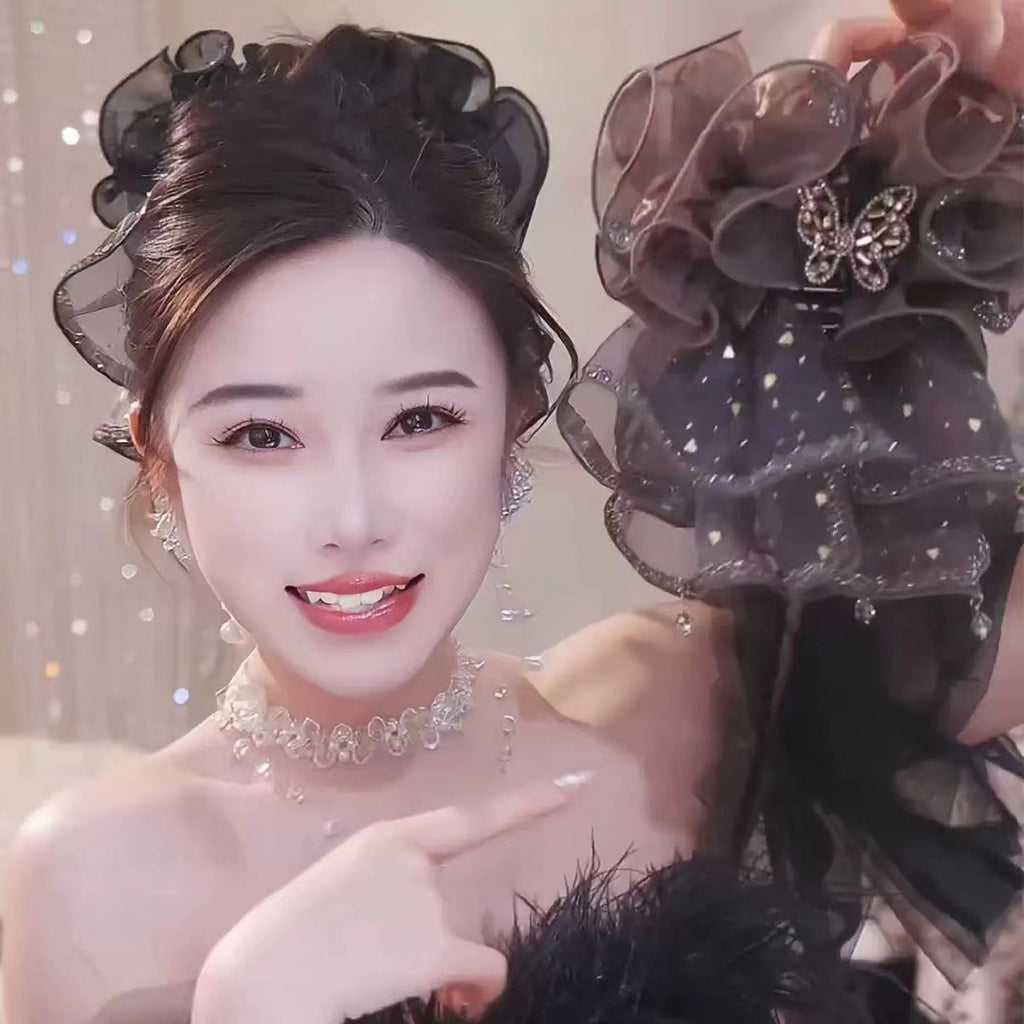 Clip à cheveux à l'eau haute-fine de style français