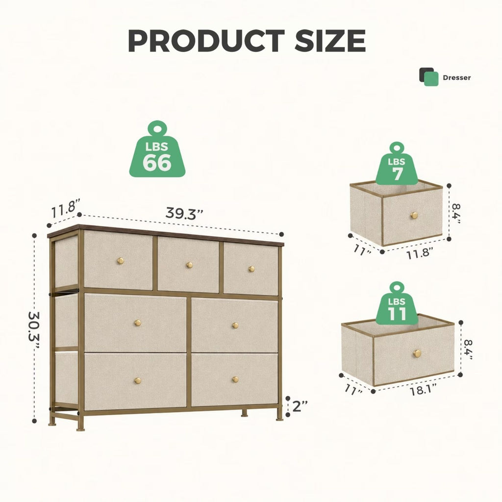 Dressing en tissu pour chambre