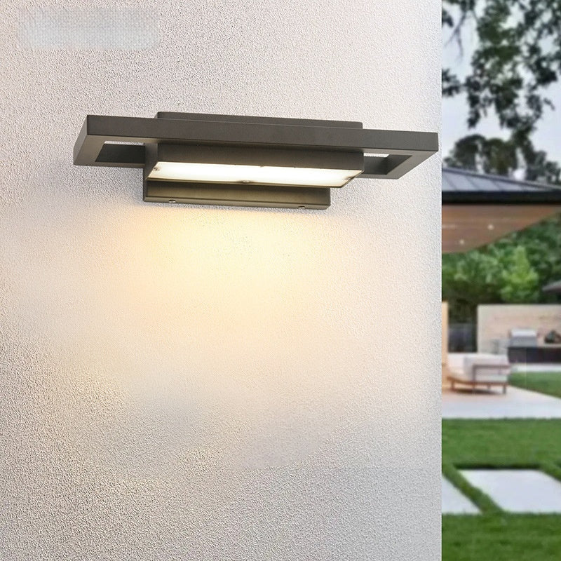 Simple lumière de capteur de porche murale