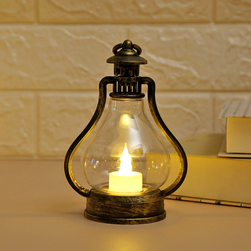 Led bougie électronique pour enfants lampe de nuit portable rétro Script tuant Kerosene lampe P