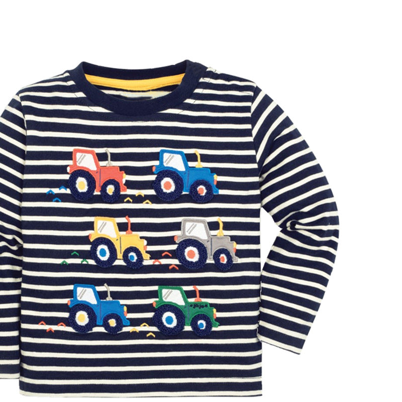 T-shirt d'automne à manches longues pour enfants