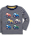T-shirt d'automne à manches longues pour enfants