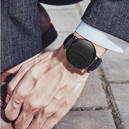 Montre de ceinture pour hommes d'affaires
