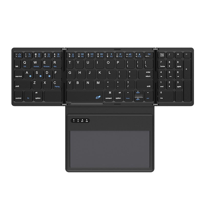 B055 Business Leather Large Touch Version Bluetooth pliant clavier
