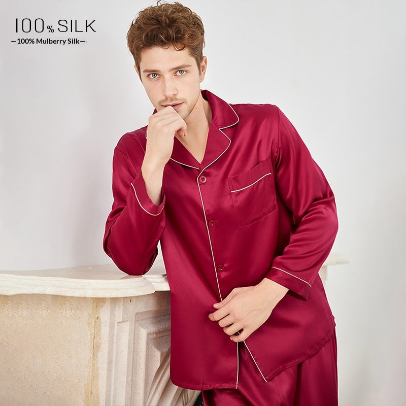 Mumi Pajamas en soie lourde pour les hommes