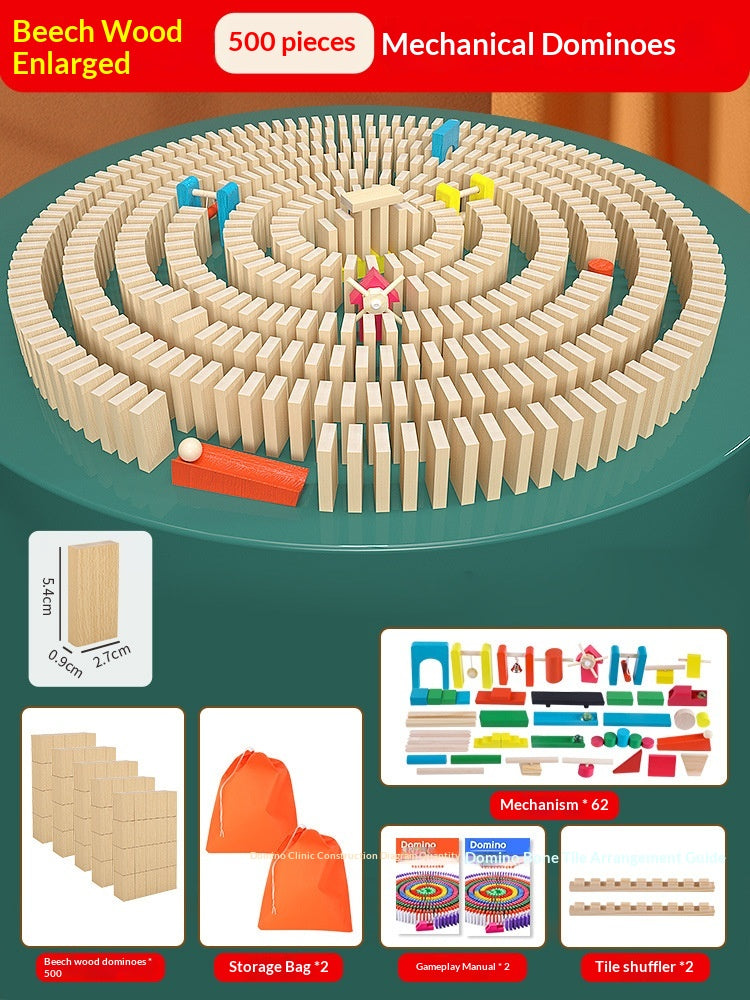 Puzzle éducatif Jouet Mécanisme Bâtiment Blocs Cadeau Dominos