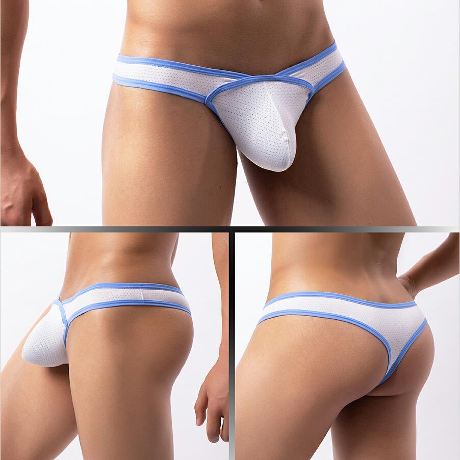 Mesh Respirant Ding Men's Low Waist Panties