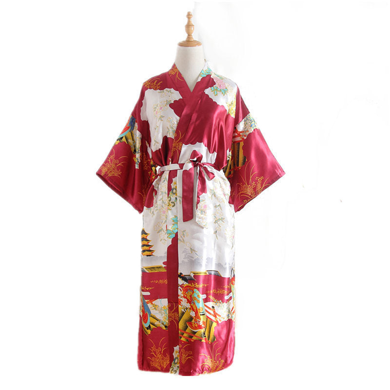 Cardigan court Kimono peignoir pour femmes