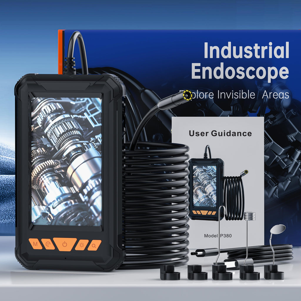 HD étanche Endoscope caméra haute luminosité LED lumières pour maison plomberie et automobile R