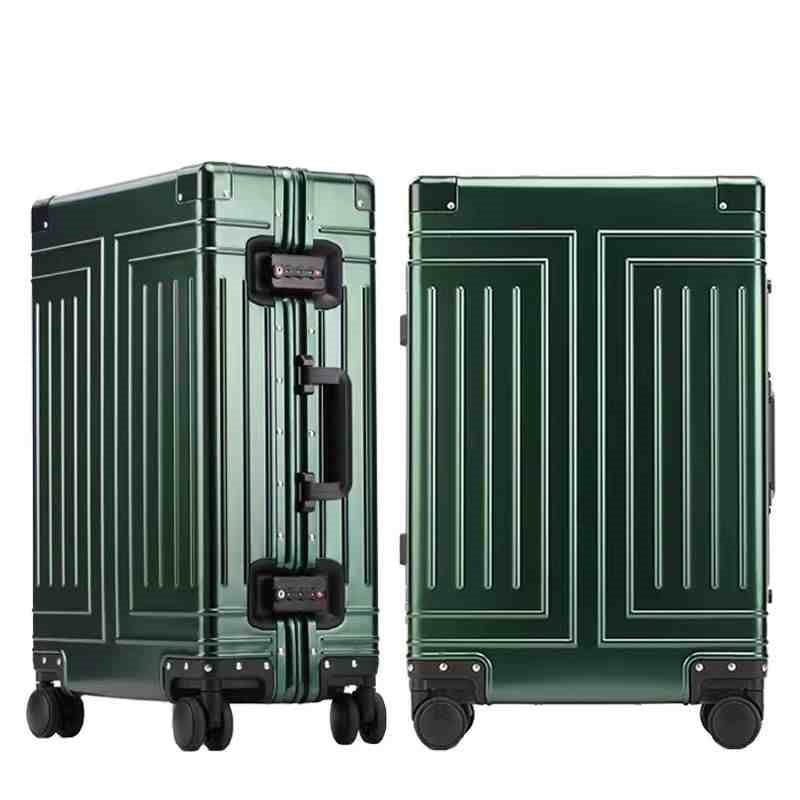 Tout haut de gamme Aluminium en alliage de magnésium Pull Rod Universal Wheel Bagage Compartiment