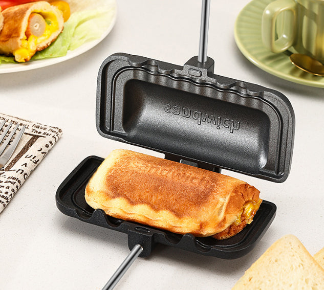 Plateau de cuisson en alliage d'aluminium double côté pour cuisine de ménage