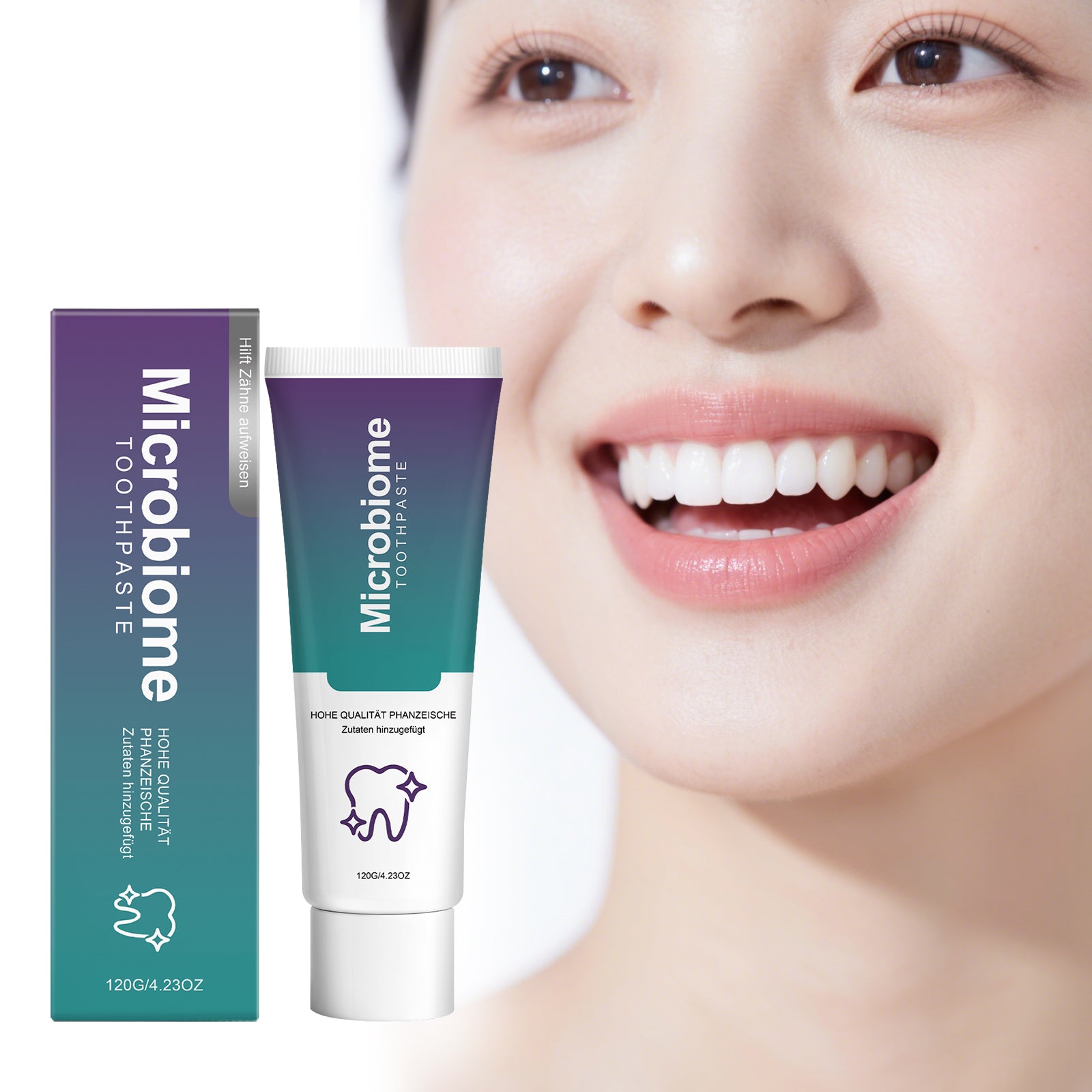 Dentifrice blanchissant la menthe 120g-box