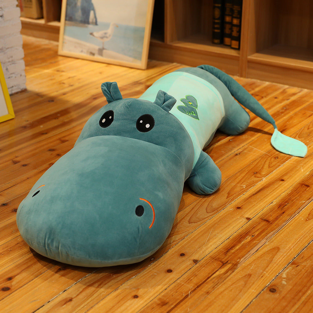 Jouet en peluche longue en forme d'oreiller