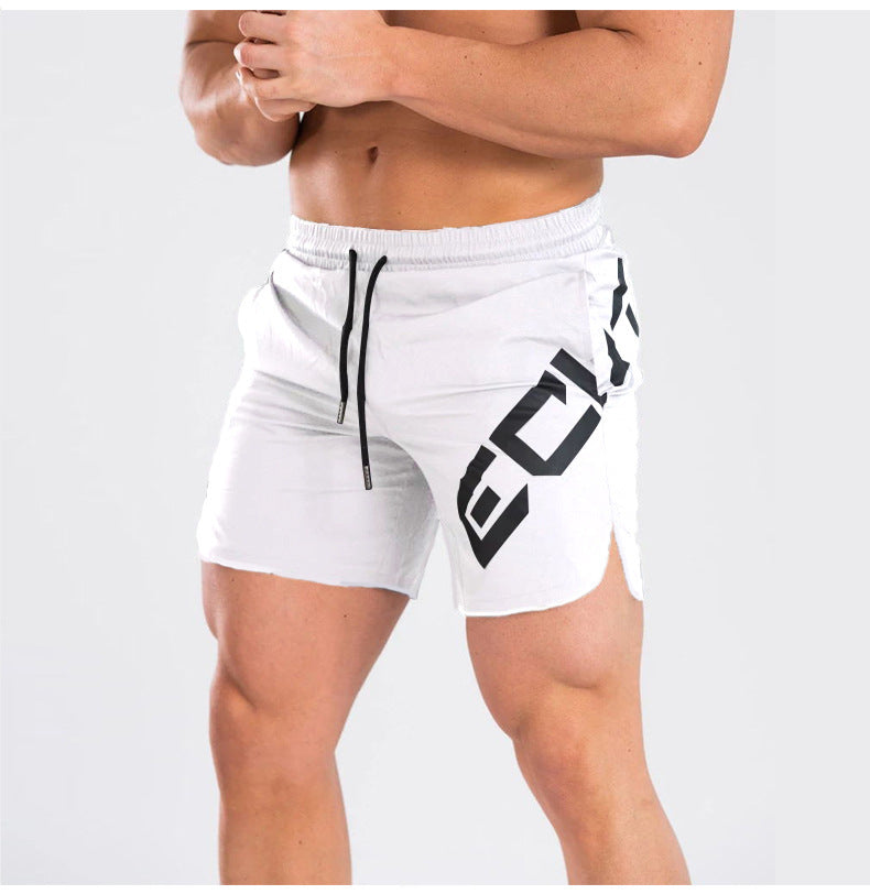 Elastic Thin Training Running Homme Casual Longueur du genou Short sportif d'été