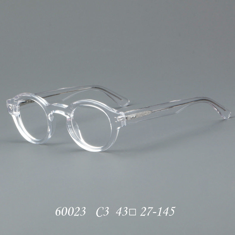 Cadre en tôle République de Chine style Monture ronde Myopia Verres Cadre Non-prescript