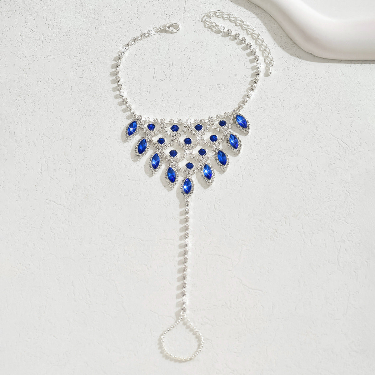 Sweet Bohemian Style Zircon goutte d'eau Anklet