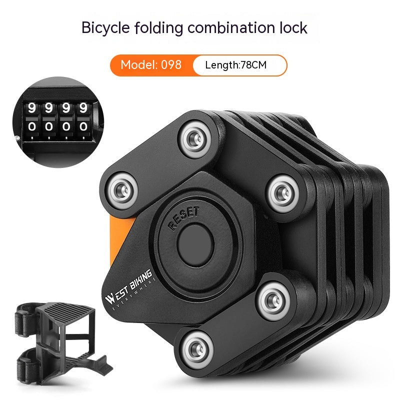 Vélo Fliplock Password Portable Highway Véhicule Lock Équipement
