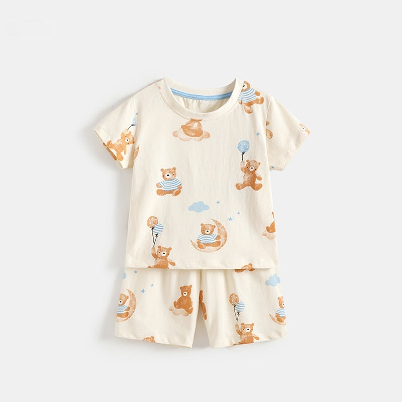 Garçons T-Shirt rond à deux pièces T-Shirt pour enfants