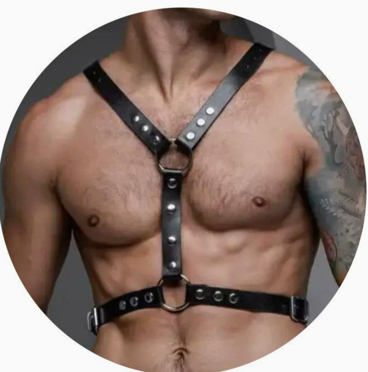 Vêtements de formation de bondage pour adultes pour jouer le rôle Restreindre le corps en cuir et les souches de bondage