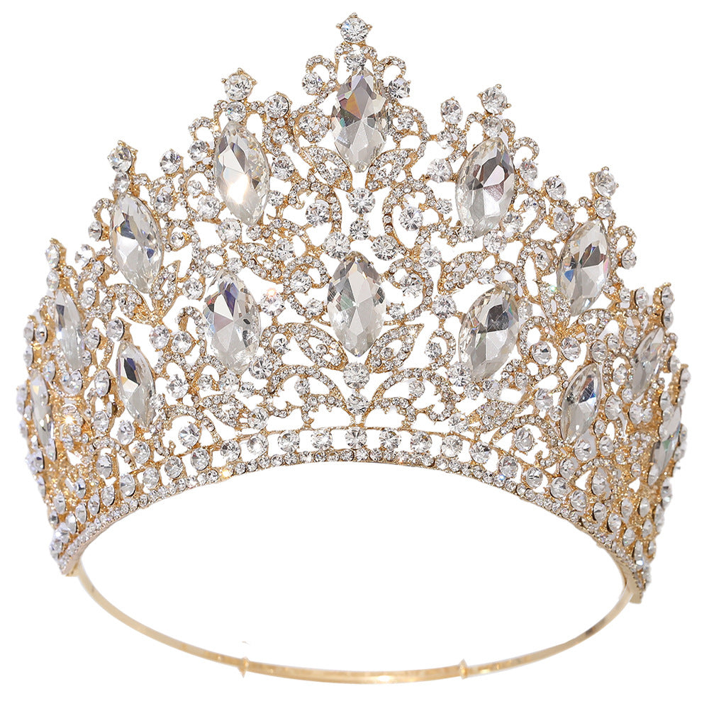European and American Elegant Diamond Queen Crowns