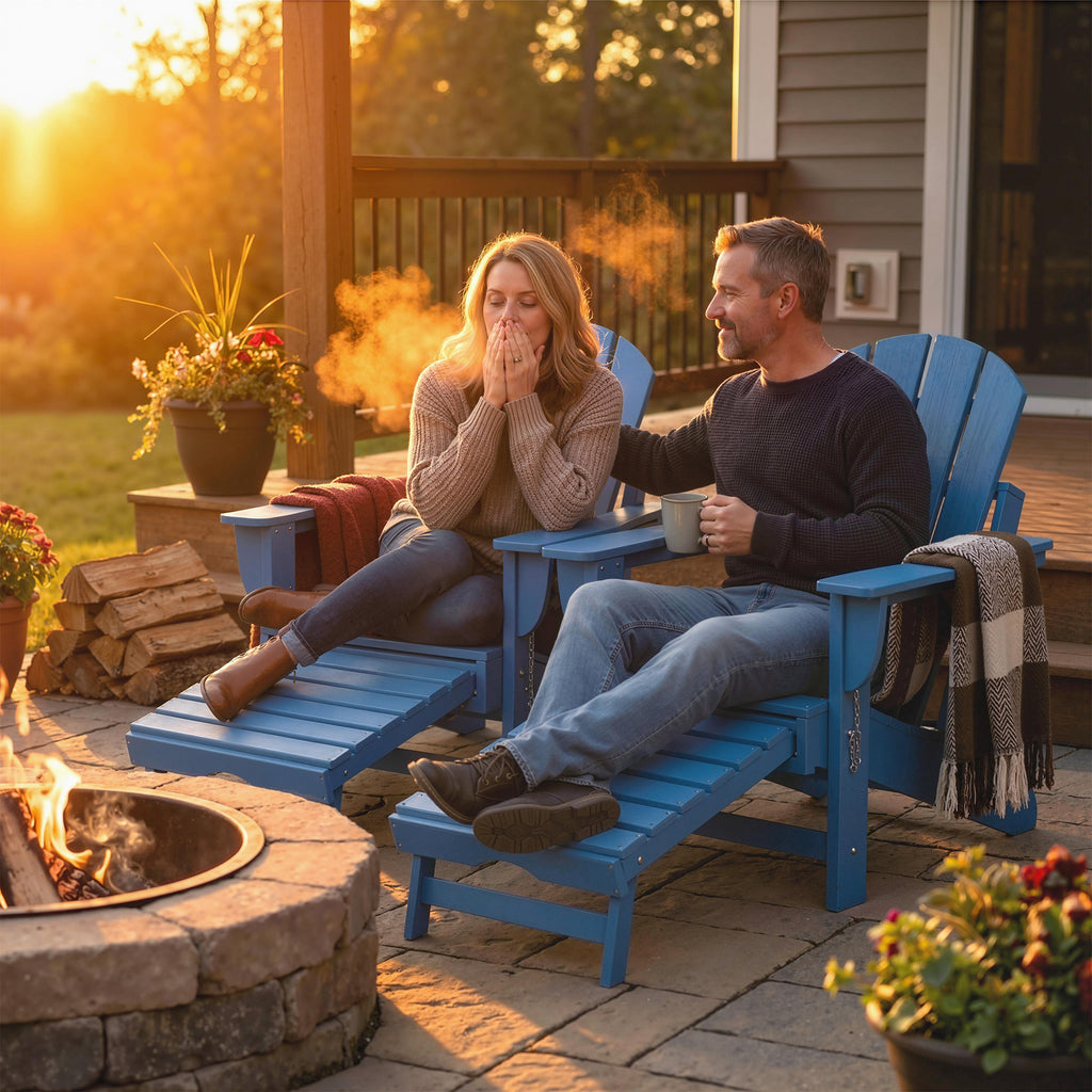 Chaise pliante Adirondack Set de 2