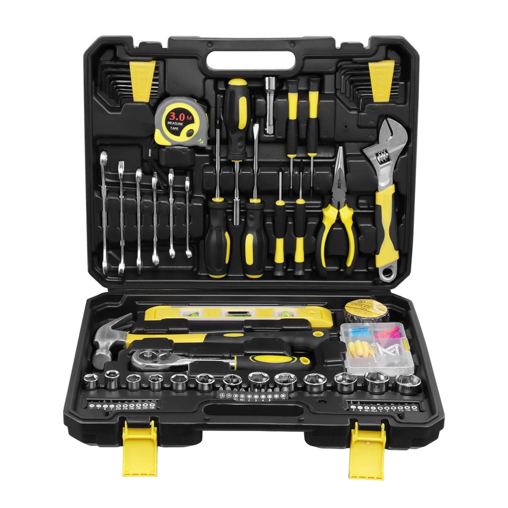 Kit d'outils à main Ensemble de matériel de réparation de voiture de ménage d'entretien quotidien 108pcs