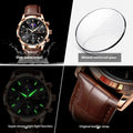 Montre masculine multi-fonctions sport Timing Lune Phase