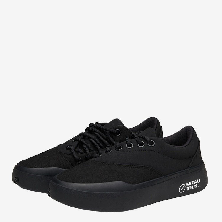 Respirant Casual Black Plats en plie