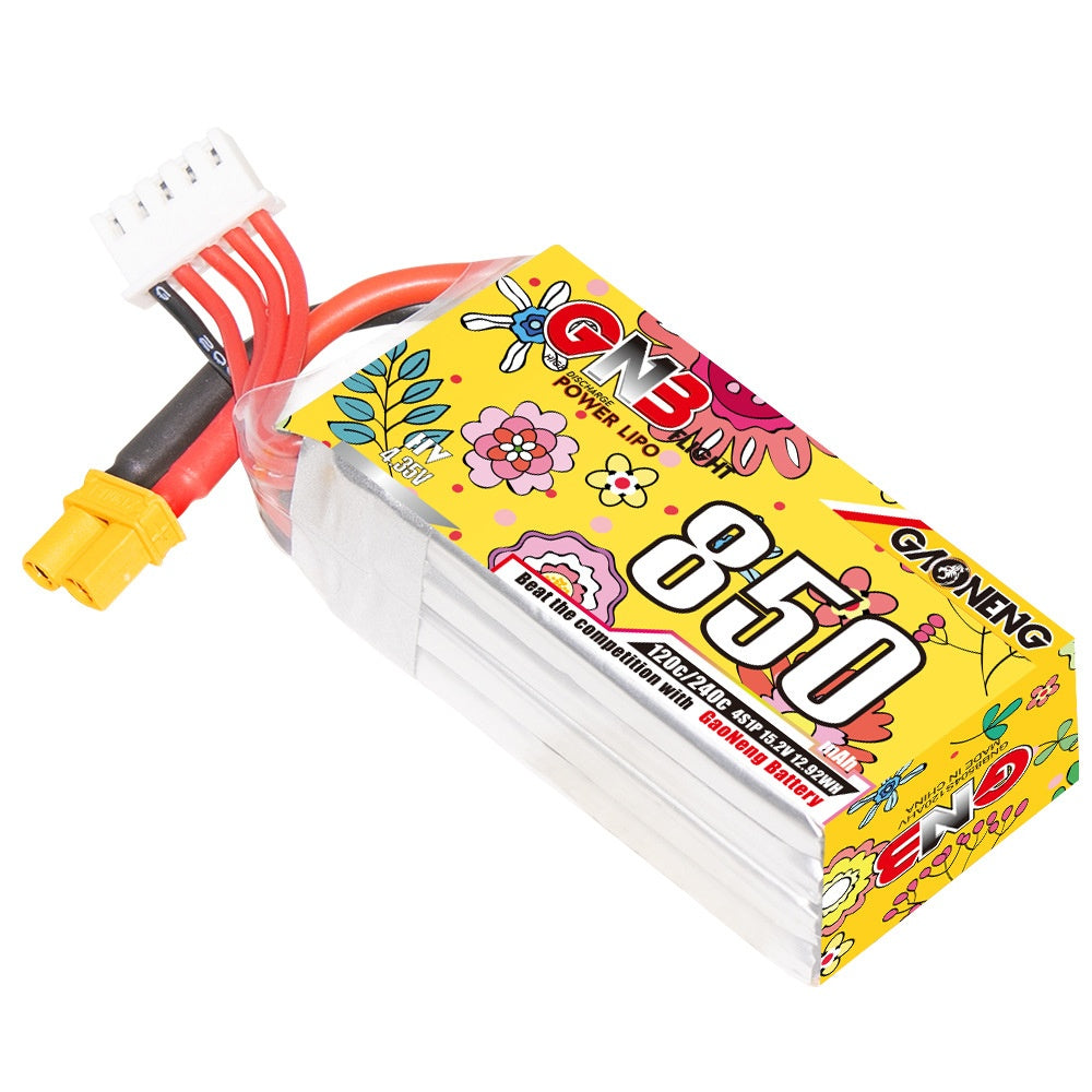Haute énergie 850mAh 4S 152V 120C Fit 2-25 pouces modèle Airplane Batterie