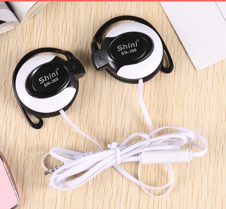 Ear Hook Earphones Surveillance Earphone Trou rond Universal Heavy Bass HD Casque Voix