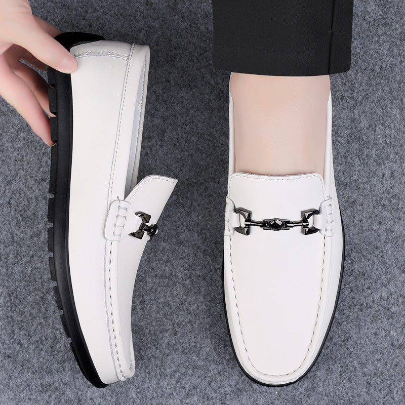 Mocassins occasionnels moussolés de vache pour hommes