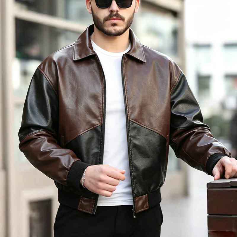 Veste de mode 3D haute rue simple à l'écart de style américain retro taille UE